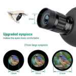 SVBONY SV28 25-75×70 Spotting Scopes, HD Spotting Scope with Tripod, Long Range Spotter Scope with Phone Adapter for Bird Watching, Hunting, Target Shooting