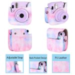 Tiessic Instax Mini 11 Accessories Compatible with Fujifilm Instax Mini 11 Instant Camera with Instax Mini 11 Case,108 Photos Mini Photo Album,etc.(Symphony?14 Items)