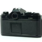 Black Nikon FE SLR film camera