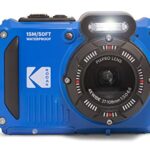KODAK PIXPRO WPZ2 Rugged Waterproof Digital Camera 16MP 4X Optical Zoom 2.7″ LCD Full HD Video, Blue