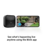 Outdoor Blink Wireless Security Camera with Indoor Mini Camera Bundle 1080 HD(Black – 2 Cam)