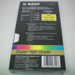 BASF T-160 Extra Quality 8 Hour Blank VHS Video Cassette Recording Tape