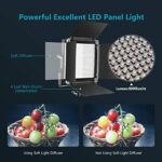 Neewer 2 Packs Advanced 2.4G 660 LED Video Light Photography Lighting Kit with Bag, Dimmable Bi-Color LED Panel with 2.4G Wireless Remote, LCD Screen and Light Stand for Portrait Product Photography