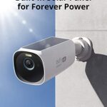 eufy Security eufyCam 3 4-Cam Kit, Security Camera Outdoor Wireless, 4K Camera with Integrated Solar Panel, Forever Power, Face Recognition AI, Expandable Local Storage, Spotlight, No Monthly Fee