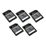 PNY 32GB Elite Class 10 U1 V10 SDHC Flash Memory Card 5-Pack – 100MB/s Read, Class 10, U1, V10, Full HD, UHS-I, Full Size SD