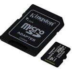 Kingston 256GB microSDXC Canvas Select Plus 100MB/s Read A1 Class 10 UHS-I Memory Card + Adapter (SDCS2/256GB)