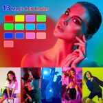 Torjim RGB Photography Video Lighting ,Studio Lights with Adjustable Tripod Stand – 16 Color Lighting for Video Recording /YouTube/TikTok/Live Streaming/Make up/Vlogging