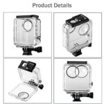 Waterproof Housing Case for Gopro Max Action Camera, Underwater Diving Protective Shell 30M with Bracket Accessories