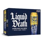 Liquid Death Iced Black Tea, Armless Palmer 19.2 oz King Size Cans (8-Pack)