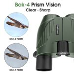 20X25 Compact Binoculars for Adults and Kids,Large Eyepiece Waterproof Binocular?Easy Focus Small Binoculars for Bird Watching,Hiking and Concert