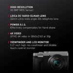 Panasonic LUMIX ZS80D 4K Digital Camera, 20.3MP 1/2.3-inch Sensor, 30X Leica DC Vario-Elmar Lens, F3.3-6.4 Aperture, WiFi, Hybrid O.I.S. Stabilization, 3-Inch LCD, DC-ZS80DS (Silver)