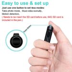 LXKFA 64GB Spy Camera Hidden Camera Pen – Full HD1080P Mini Spy Camera- Small Hidden Camera- Hidden Spy Camera-Mini Hidden Cameras-Nanny Cam Hidden Camera with Motion Detection[2023 Version]