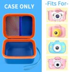 Camera Case for Seckton/for Desuccus/for OZMI/for GKTZ/for LC-dolida/for Gofunl/for Langwolf/for HANGRUI Kids Digital Camera, Kid Camcorder Storage Box for Cable Accessory-Bag Only, Deep Blue