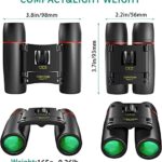 POLDR 12X25 Small Pocket Binoculars Compact Adults,Mini Kids Binoculars Boys for Bird Watching,Concert Theater Opera