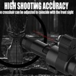 1.54”HD Digital Night Vision Rifle Scope with Crosshair, 8-20X High Magnification Monocular, 20mm Photosensitive Lens, Red Light Auxiliary Sight, Suitable for Full Dark Outdoor Hunting Environment