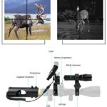 Nabila Night Vision Scope for riflescope,850nm IR,5″ Portable Display Screen,for Riflescope at Night Hunting