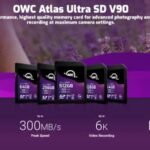 OWC Atlas Pro 128GB SDXC UHS-II V90 Media Card