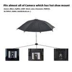 Camera Rain Cover? Camera Hot Shoe Umbrella?Camera Sunshade?Waterproof Camera Accessory,Protects Camera from Rain, Hot Sunshine,Snow,Birds Poop