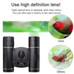 BLACKICE 40X22 Mini Compact Pocket Binoculars, Lightweight Foldable Binoculars, Easy Focus Small Binoculars for Adults Kids Bird Watching, Opera Concert, Travel, Hiking, Outdoor Scenery, Football Game