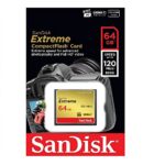 SanDisk Extreme 64GB CompactFlash CF Memory Card (2 Pack) Works with Canon EOS 5D Mark IV Digital DSLR Cameras HD UDMA 7 (SDCFXSB-064G-G46) Bundle with Everything But Stromboli Combo Reader