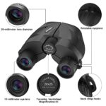 20×25 Compact Binoculars for Adults and Kids, Waterproof Binocular with Low Light Vision, Easy Focus Binoculars for Bird Watching