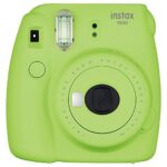 Fujifilm Instax Mini 9 Instant Camera (Lime Green) with 2 x Instant Twin Film Pack (40 Exposures)