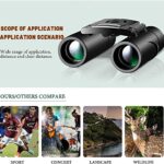 ZIYOUHU 8×21 Binoculars Small Compact Light Binoculars,Easy Focus Mini Pocket Binoculars for Adults Kids Bird Watching?Waterproof Foldable Small Binoculars with Clear Low-Light Vision