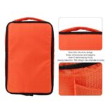 Nofaner Camera Insert Bag, Large Size Waterproof Disassemble Single Lens Reflex Camera Liner Bag Inner Case Partition Padded Insert(Orange)