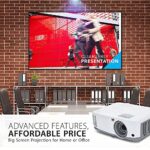 ViewSonic 3800 Lumens SVGA High Brightness Projector for Home and Office with HDMI Vertical Keystone (PA503S) White/gray