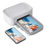 HP Sprocket Studio Plus 4×6” Instant Color Photo Printer – Bundle: Case and Photo Paper, White