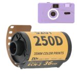 Colour Prints, Color Print Film Wide Exposure Range 35mm High Resolution 200-250 Degree Light Sensitivity Professional ECN 2 Process for 135 Camera (36 Sheet)