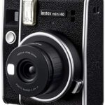 Fujifilm Instax Mini 40 Instant Camera with Fujifilm Instax Mini Contact Sheet Film – 10 Exposures Bundle (600022193)