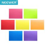 Neewer 14 Pieces Flash Lighting Gel Filter Kit with 7 Colors – 11×8.6 inches/ 28x22CM Transparent Color Correction Lighting Film Plastic Sheets
