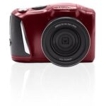 Minolta MND50-R 48MP 4K Ultra HD Digital 16X Digital Zoom Camera (Red) Bundle with Deco Photo Point and Shoot Field Bag Camera Case (Black/Red)