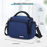 G-raphy Camera Case Bag DSLR SLR Bag for Canon, Nikon, Sony,Panasonic, Olympus and etc (Blue)