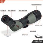 Athlon Optics Ares G2 20-60×85 UHD Spotting Scope – 45 Degree