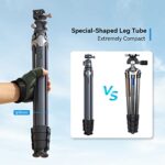 SmallRig Lightweight Travel Tripod AP-01 with Compact Structure, 360° Ball Head, Quick Release Plate, Travel Bag, Load up to 33 lbs/15 kg, for Canon for Nikon for Sony for DSLR-3987