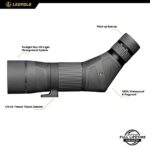 Leupold SX-4 Pro Guide HD 15-45x65mm Spotting Scope, Angled Eyepiece