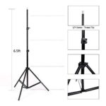Kshioe Background Support System, Green Screen Kit, 1350W 5500K Umbrella Continuous Lighting Kit for Photo Studio Product, Portrait and Video Shoot Photography
