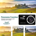 Digital Camera for Photography, 30MP Rechargeable Point and Shoot Digital Camera with 2.8″ LCD 18X Digital Zoom for Kids Teens Elders?Black?