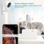 Indoor Camera, Cameras for Home Security with Night Vision, Pet Camera with Phone App, 1080P Indoor Security Camera, Motion Detection, 2-Way Audio, WiFi Camera Home Camera Compatible with Alexa