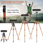Victiv 72 inch Camera Tripod with Remote, Tall Tripod for Camera Phone, Heavy Duty Camera Stand Tripod for DSLR Cameras, Cell Phone, Binocular, Spotting Scopes, Professional Complete Tripods Unit