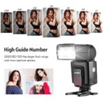 GODOX TT520?Universal On-Camera Flash Electronic Speedlite + AT-16 2.4G Wireless Trigger Transmitter Guide Number 33 S1 S2 Modes Replacement for Canon Nikon Pentax