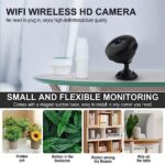 LCYATCE Spy Camera WiFi Hidden Camera 4K HD Mini Nanny Cam for Home Security Easy to Use Wireless Indoor Smallest Camera with Motion Detection Night Vision…
