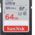 SanDisk 64GB SDXC Ultra Memory Card Class 10 (SDSDUN4-064G-GN6IN) Works with Ricoh GR III, GR II, WG-60, WG-6 Digital Compact Camera Bundle with (1) Everything But Stromboli SD, TF Card Reader