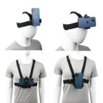 Mobile Phone Chest Strap Harness Mount Head Strap Holder Kit for POV/VLOG,Cell Phone Clip Compatible with iPhone,Samsung,GoPro Hero 9, 8,7, 6, 5, 4, 3,2, 1,AKASO,DJI Osmo,and Action Cameras…