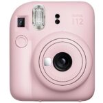 FUJIFILM INSTAX Mini 12 Instant Film Camera | Blossom Pink Bundled with INSTAX Mini Instant Film |40 Exposures + Instax Accessory Bundle + AA Batteries + Cleaning Cloth (12 Items)