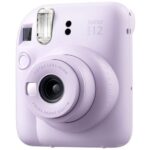 Fujifilm Instax Mini 12 Instant Camera with Fujifilm Instant Mini Film (20 Sheets) with Accessories Including Compatible Case with Strap, Photo Album, Stickers, Frames Bundle (Lilac Purple)