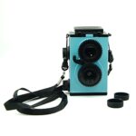 Film Camera,Twin Lens Reflex(TLR),135Film Camera,Use 35mm Film,Reusable Camera,Assembled Camera(Blue)
