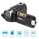 ASHATA Protable Video Camera Camcorder 16MP 16X Zoom Digital Camera Recorder with 2.7in IPS Screen 270 ° Rotary, Anti Shake Handheld DV Digital Camcorder for Students Teens Beginner